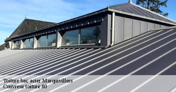 Toiture bac acier  marquivillers-80700 Couvreur toiture 80