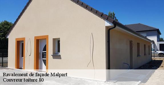Ravalement de façade  malpart-80250 Couvreur toiture 80
